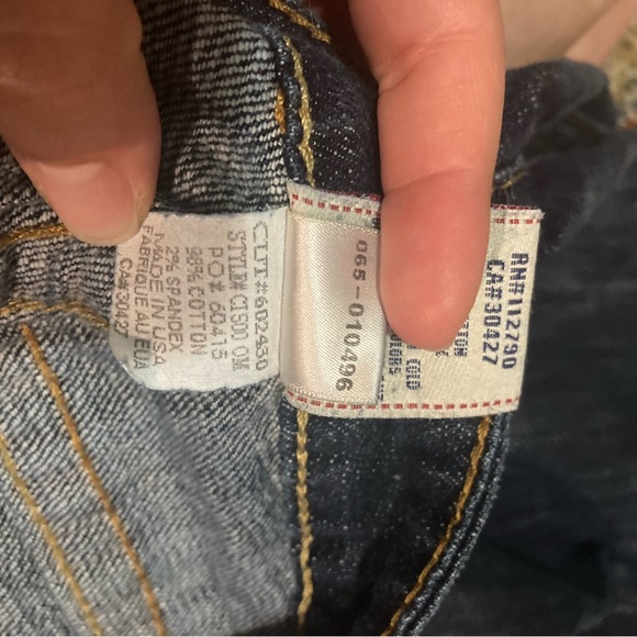 GUC True Religion Jeans size 28 flare dark wash - Picture 5 of 11